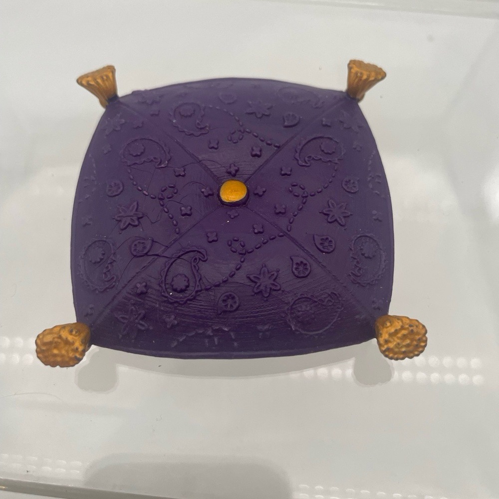 Disney Animators Jasmine 2.5 Inch Floor‎ Pillow Replacement Mini Playset Purple